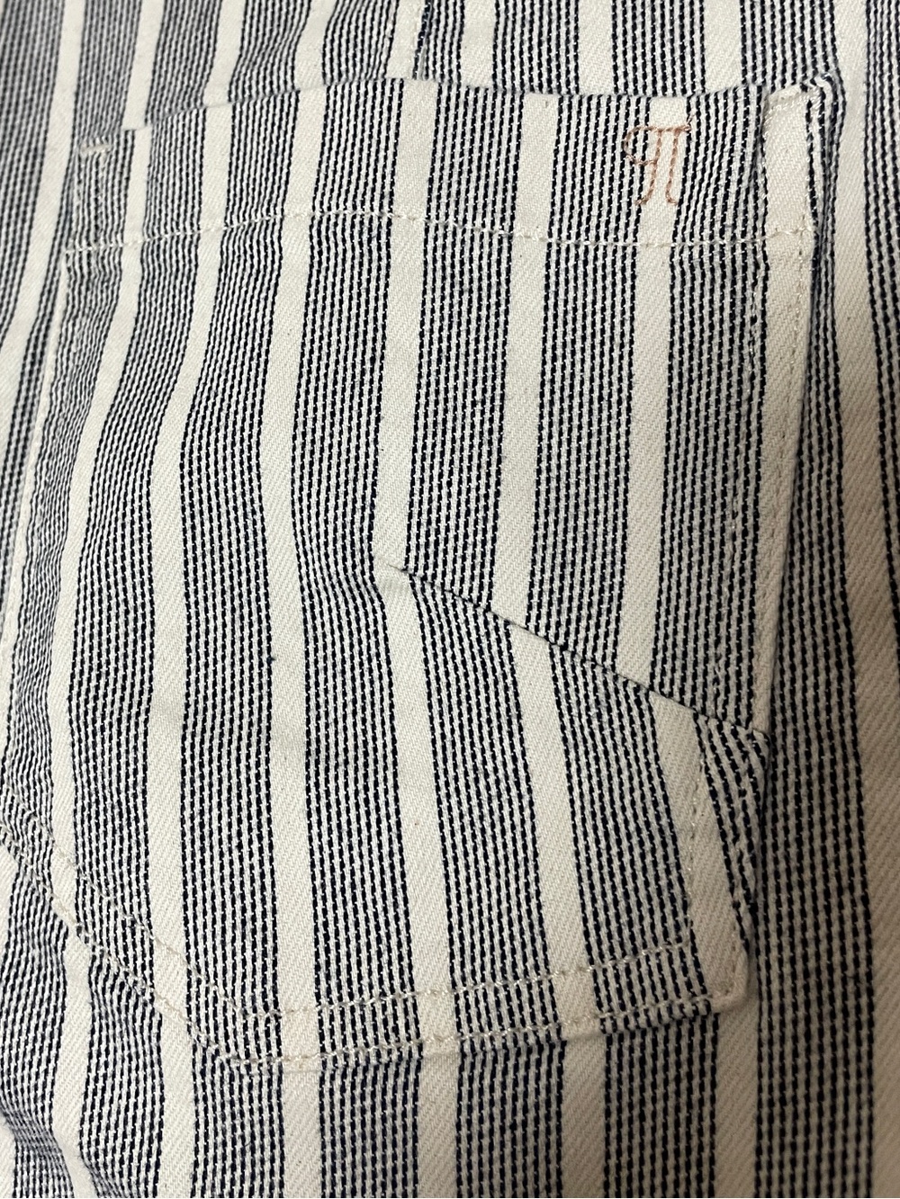 Anthropologie Pilcro Foxglove Flare Pants Women Size 30 Striped Cropped Wide Leg - Picture 10 of 15